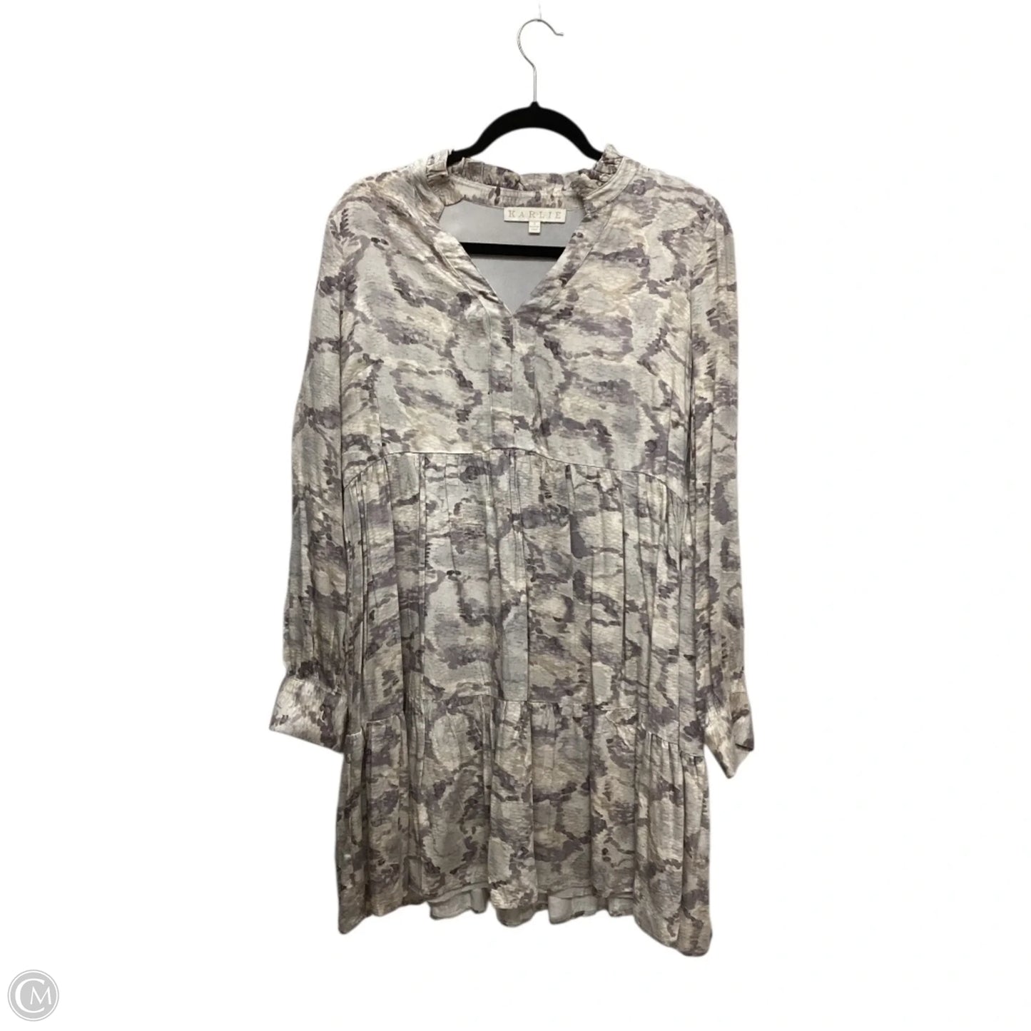 Dress Casual Short By Karlie In Grey, Size: S