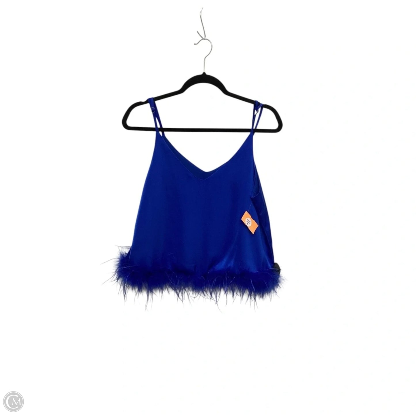 Blouse Sleeveless By Entro In Blue, Size: S