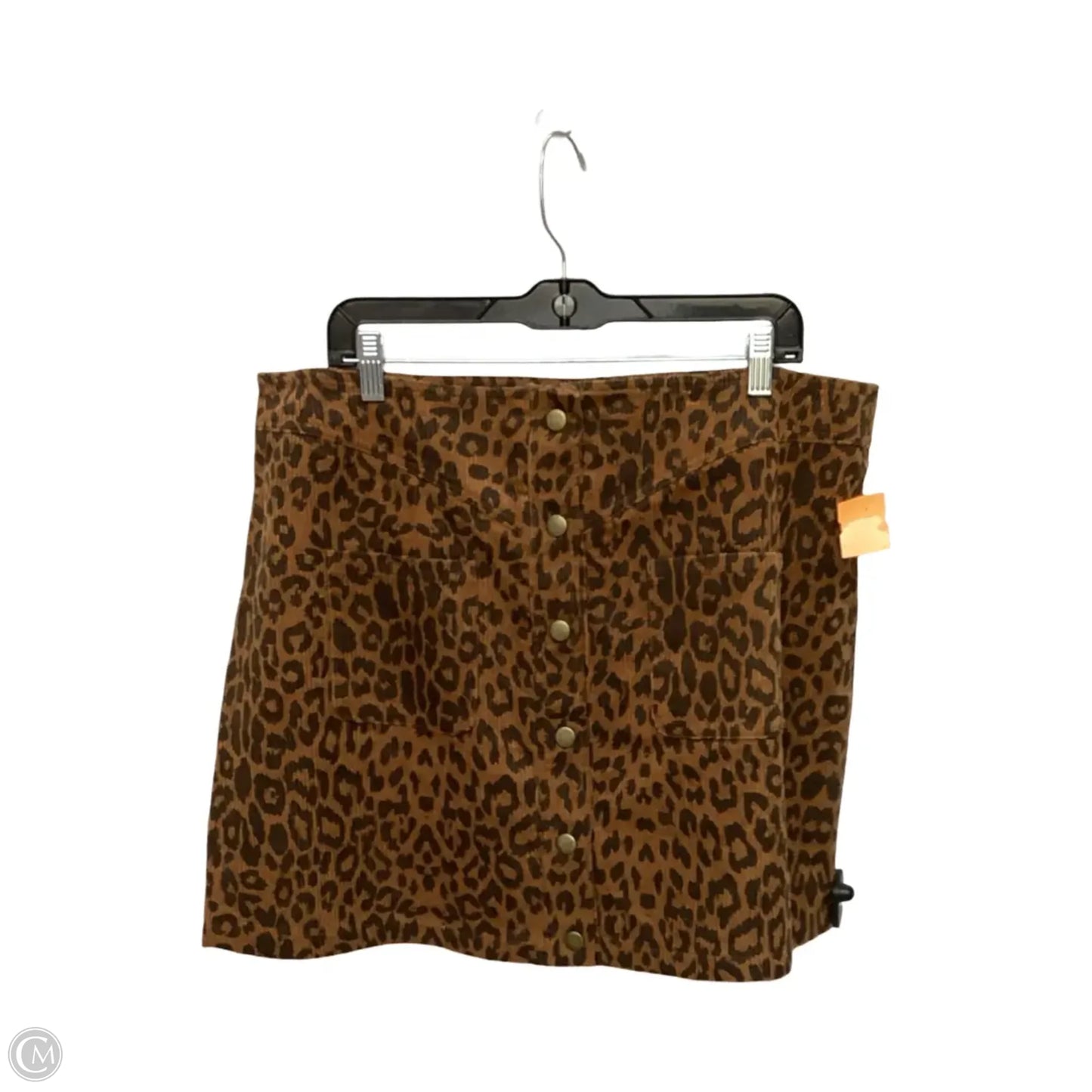 Skirt Mini & Short By Impressions In Animal Print, Size: 2x