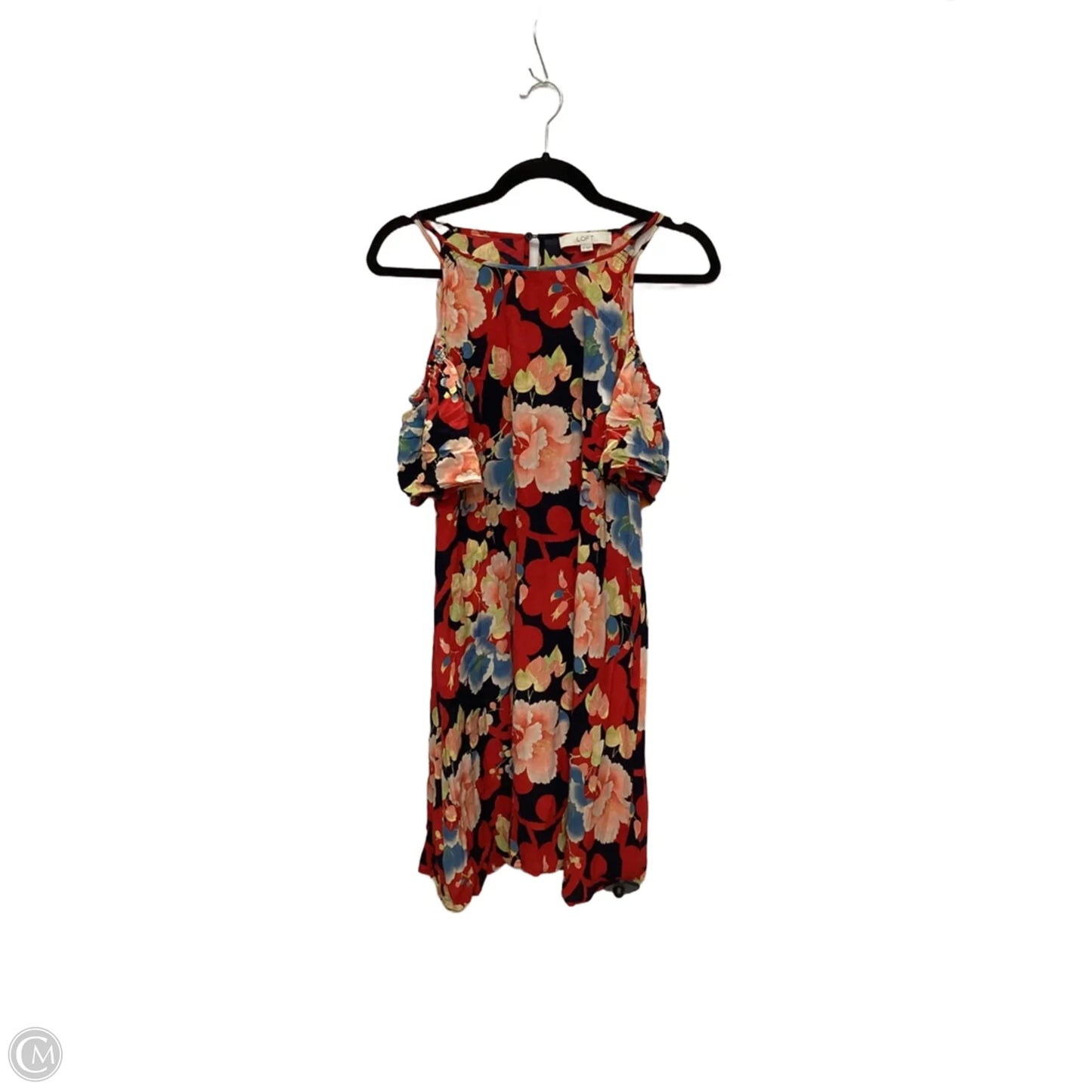 Dress Casual Short By Loft In Floral Print, Size: M