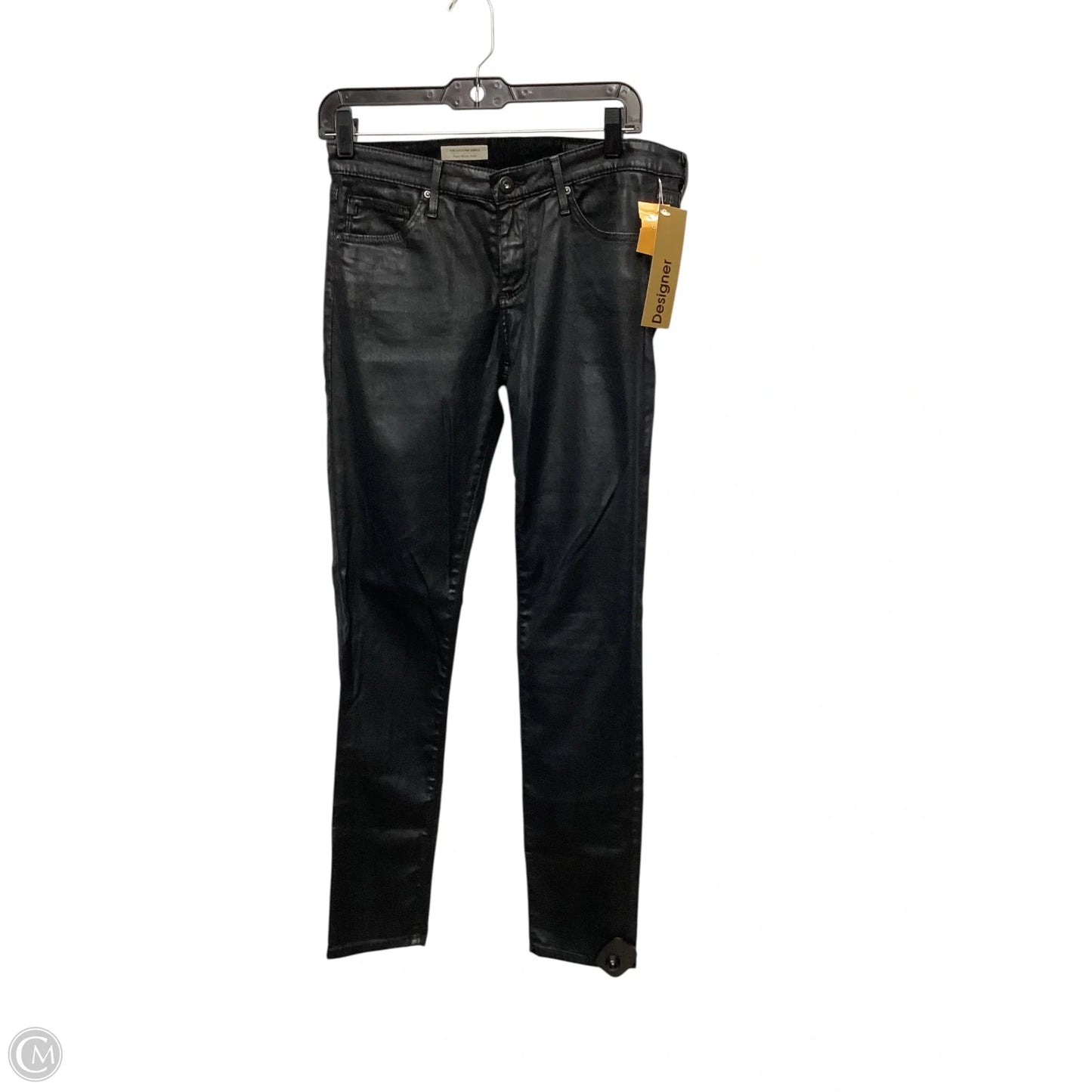 Designer Jeans Jeggings By Adriano Goldschmied In Black, Size: 28