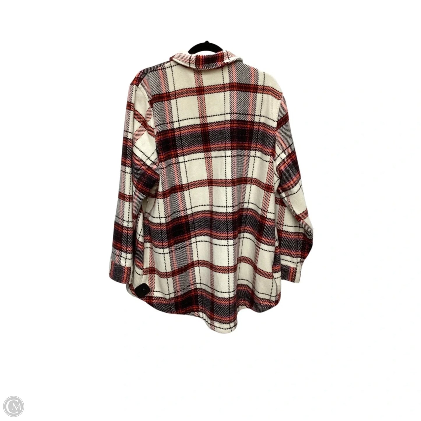 Jacket Shirt By Universal Thread In Plaid Pattern, Size: Xxl