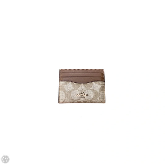 Wallet Designer By Coach, Size: Small