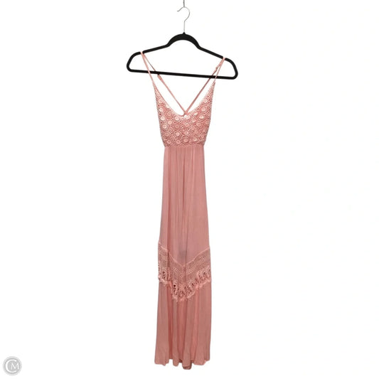 Dress Casual Maxi By Clothes Mentor In Pink, Size: S