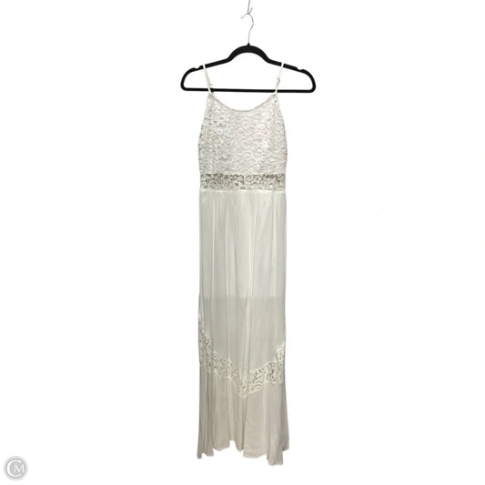 Dress Casual Maxi By Lulumari In White, Size: S