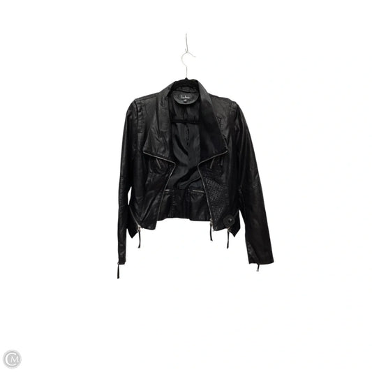 Jacket Moto By Lulus In Black, Size: S