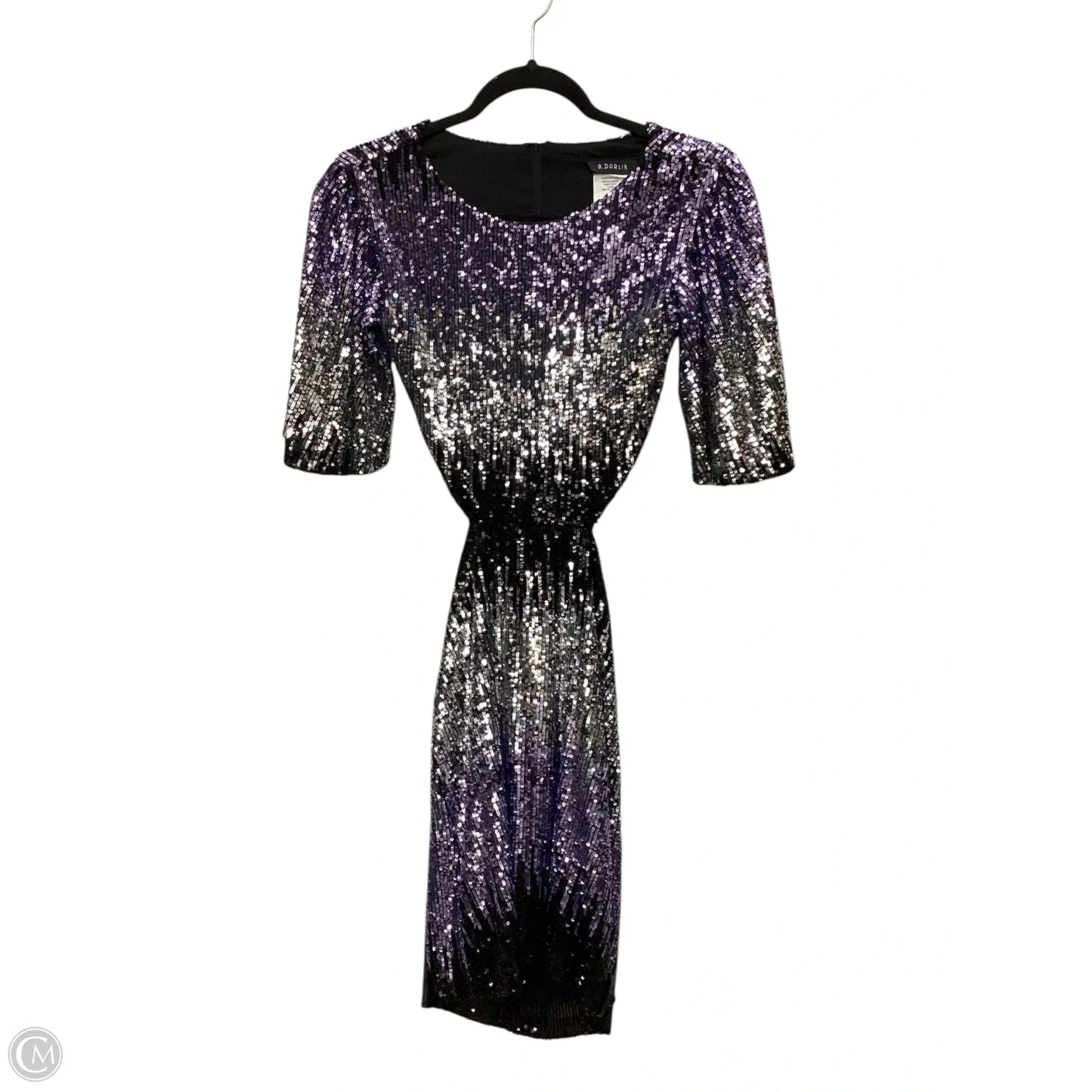 Dress Party Short By B. Darlin In Silver, Size: 4