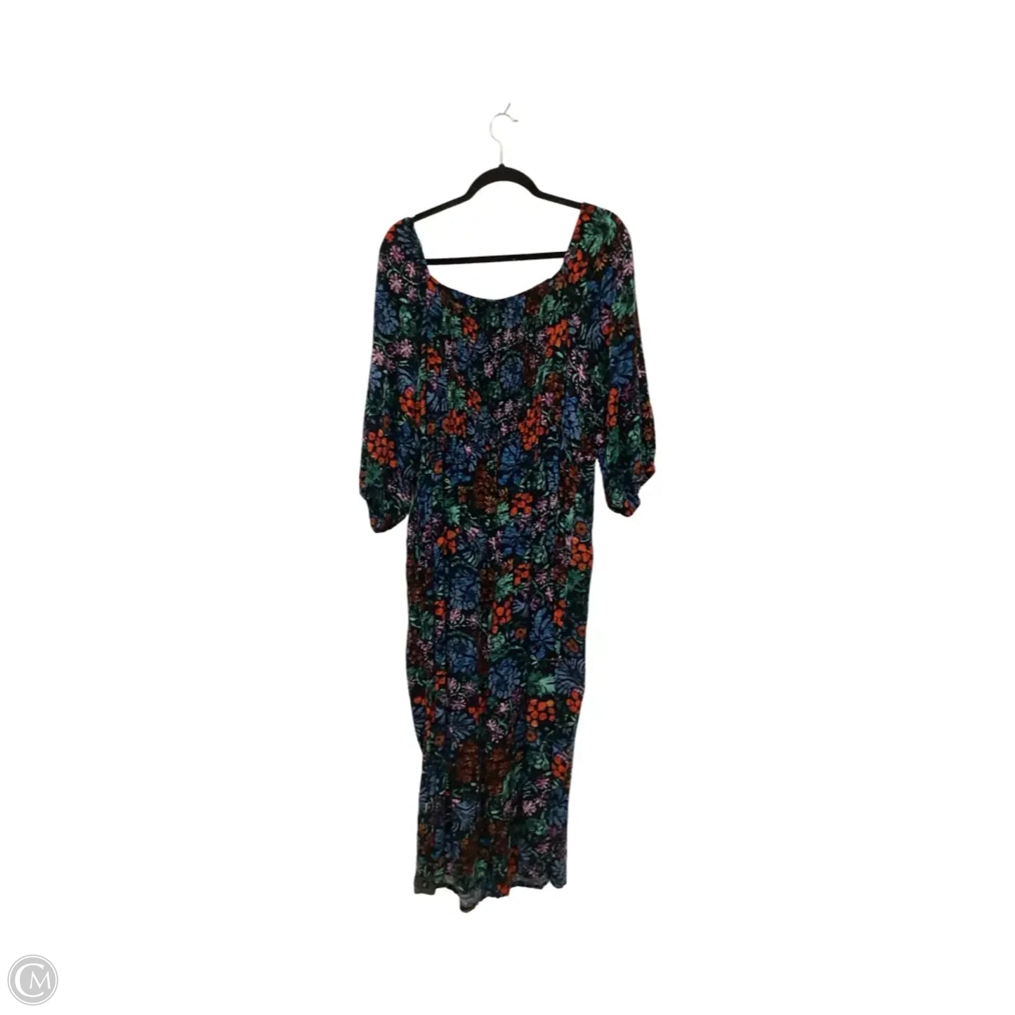 Jumpsuit By Knox Rose In Floral Print, Size: Xxl