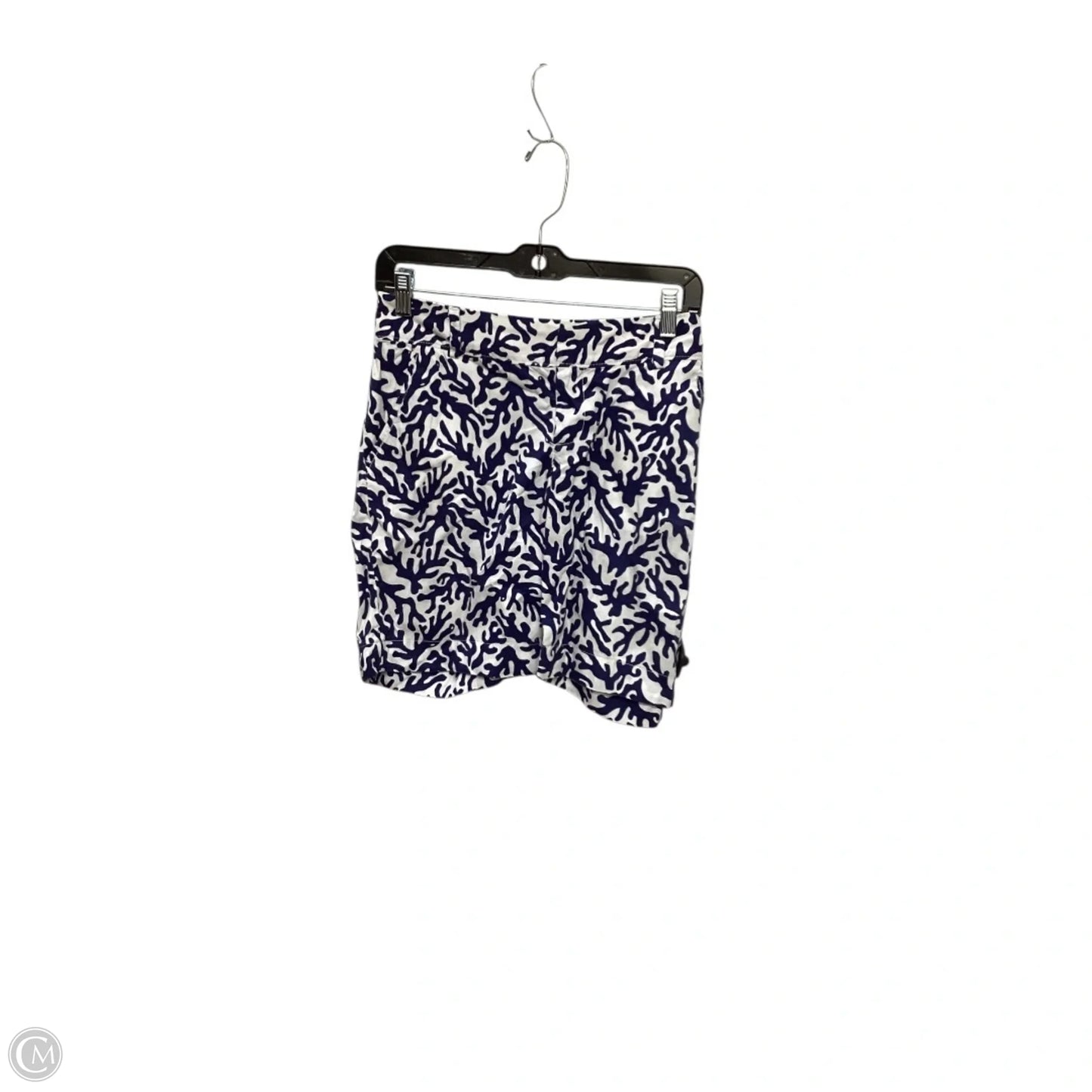 Shorts Designer By Lilly Pulitzer In Blue & White, Size: 6
