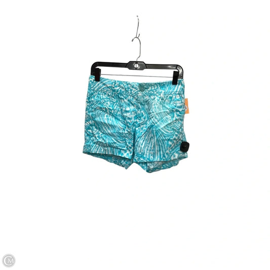 Shorts Designer By Lilly Pulitzer In Blue & White, Size: 6