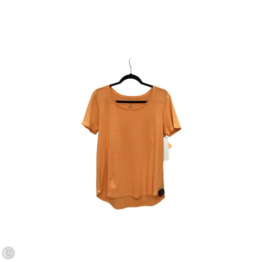 Top Short Sleeve By Chicos In Orange, Size: 2