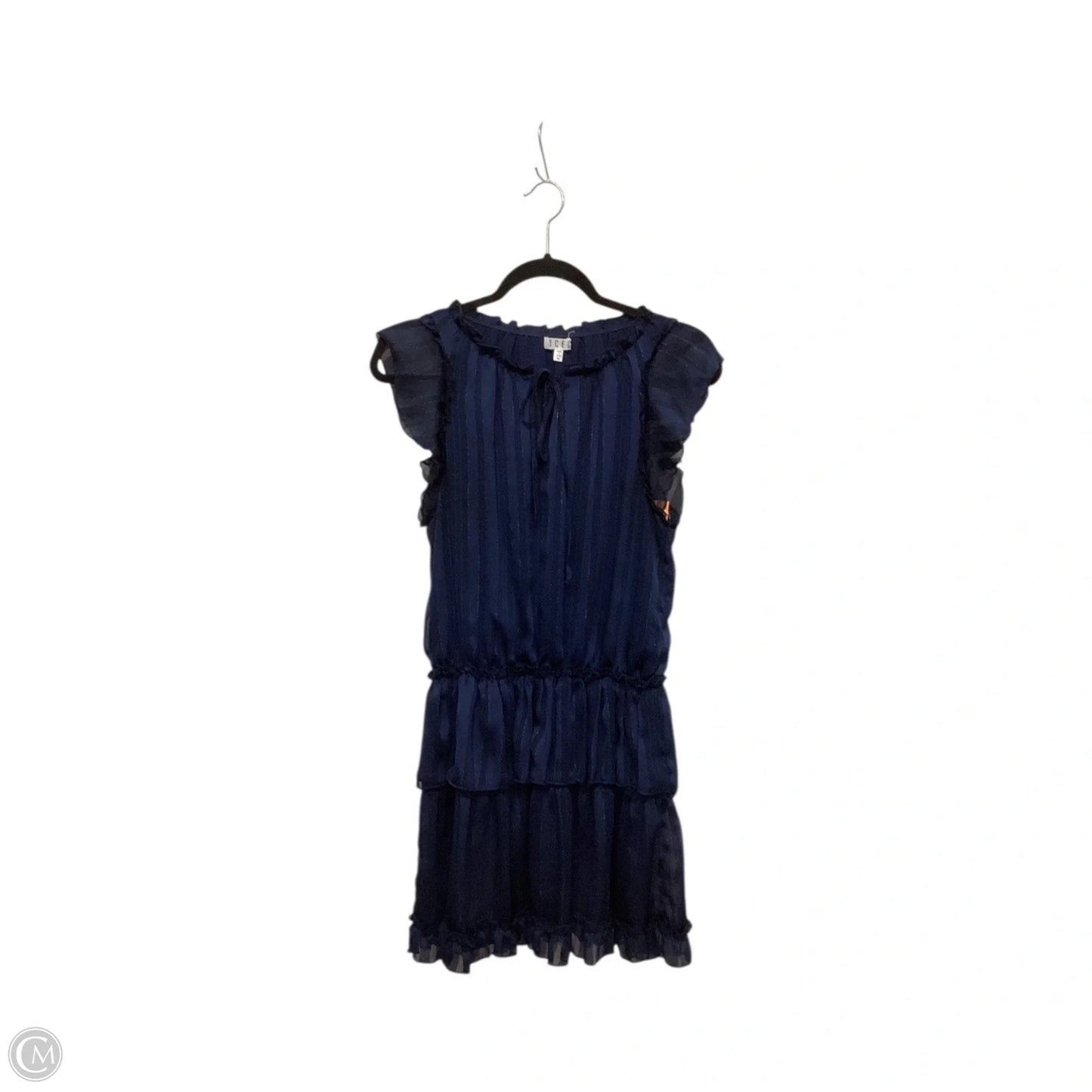 Dress Casual Short By Tcec In Navy, Size: M