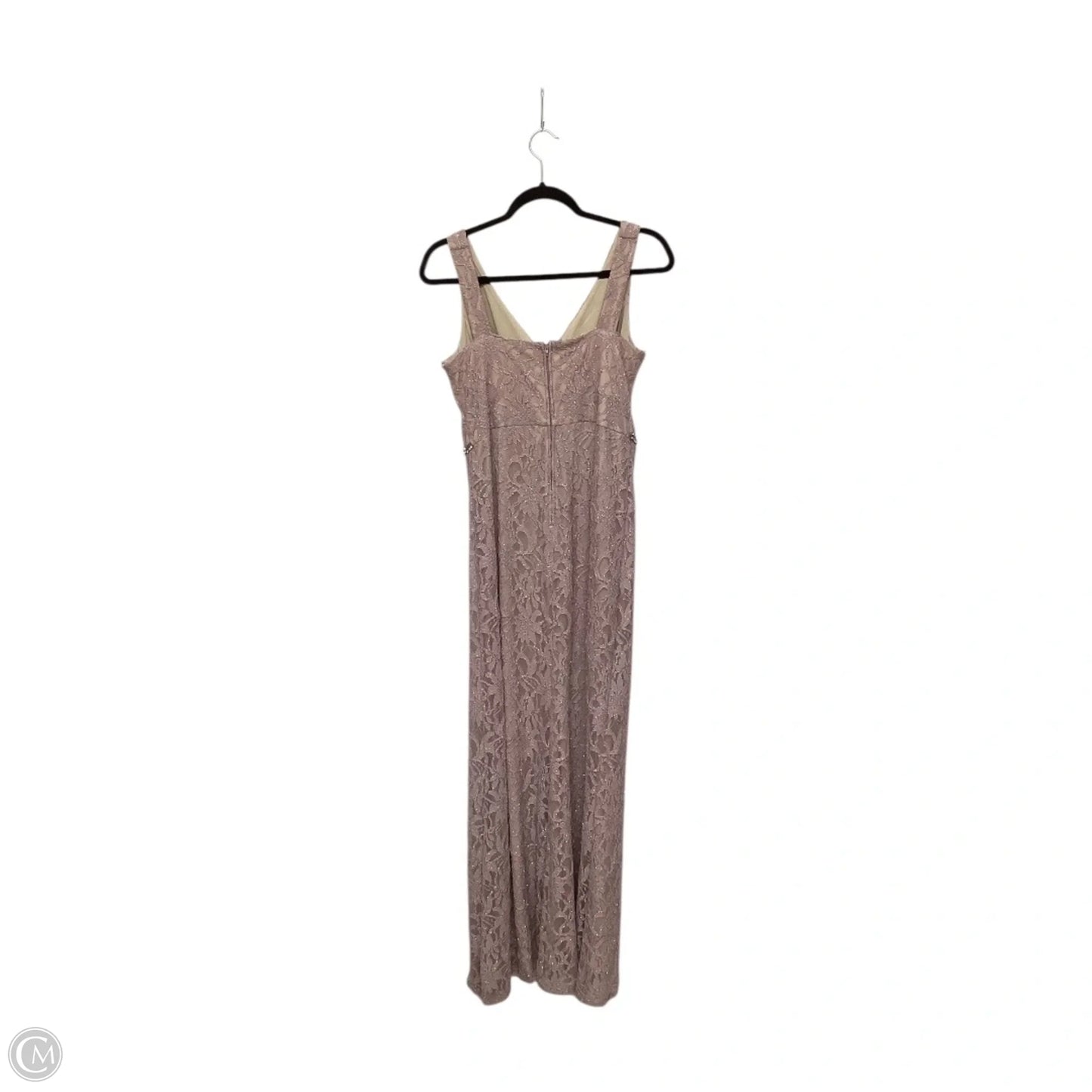 Dress Party Long By City Studio In Purple, Size: Xxl