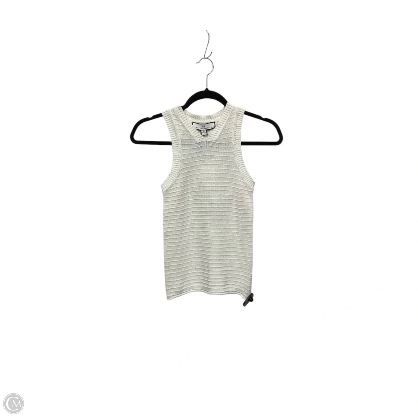 Designer Blouse Sleeveless By Clothes Mentor In White, Size: Xs