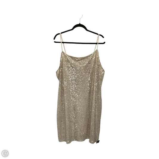 Dress Party Short By Andree By Unit In Silver, Size: 2x