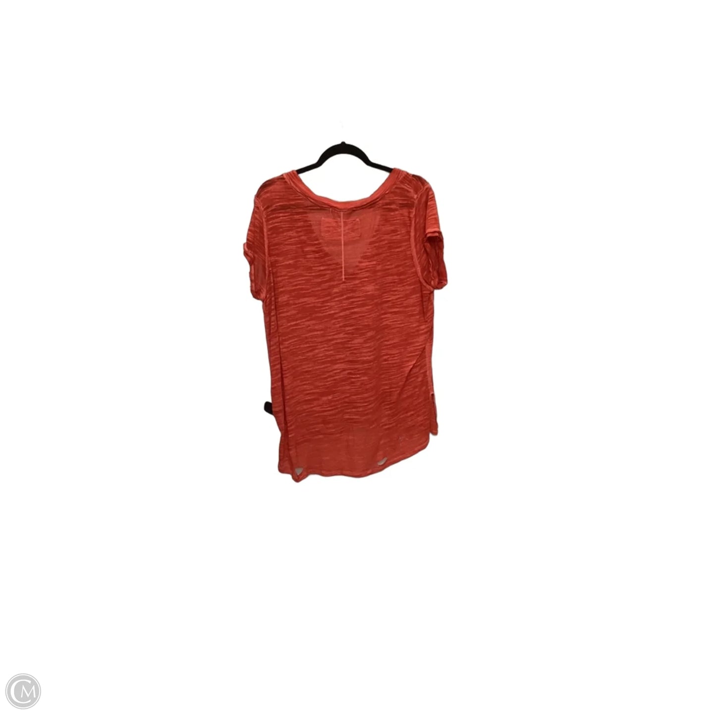 Top Short Sleeve Basic By Free People In Orange, Size: M