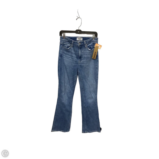 Designer Jeans Boot Cut By Paige In Blue Denim, Size: 6