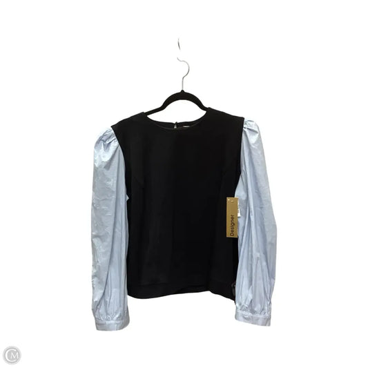 Designer Blouse Long Sleeve By Tuckernuck In Black, Size: 1x