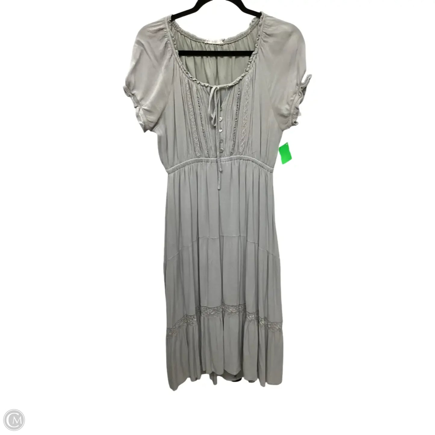 Dress Casual Midi By In Loom In Grey, Size: M