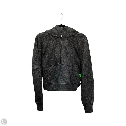 Athletic Sweatshirt Hoodie By Lululemon In Black, Size: Xs