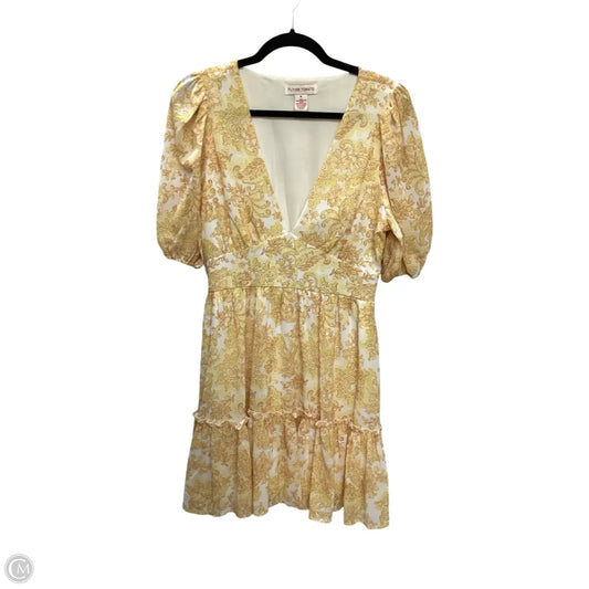 Dress Casual Short By Flying Tomato In Yellow, Size: M