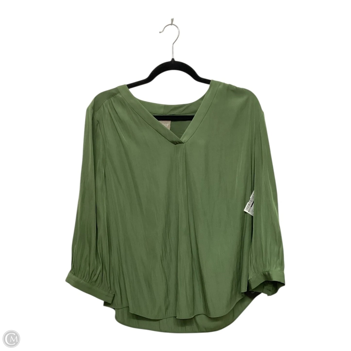 Top Long Sleeve By Chicos In Green, Size: M