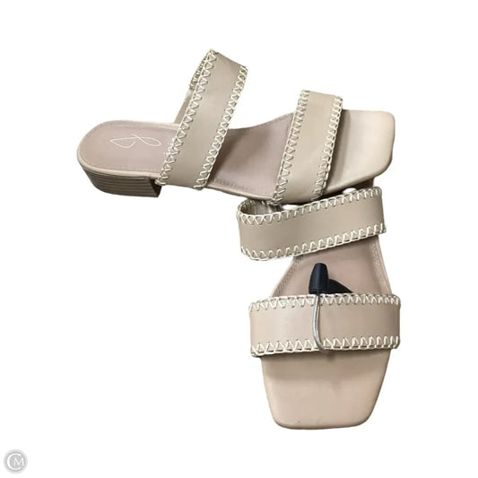 Sandals Heels Block By Joie In Tan, Size: 7.5
