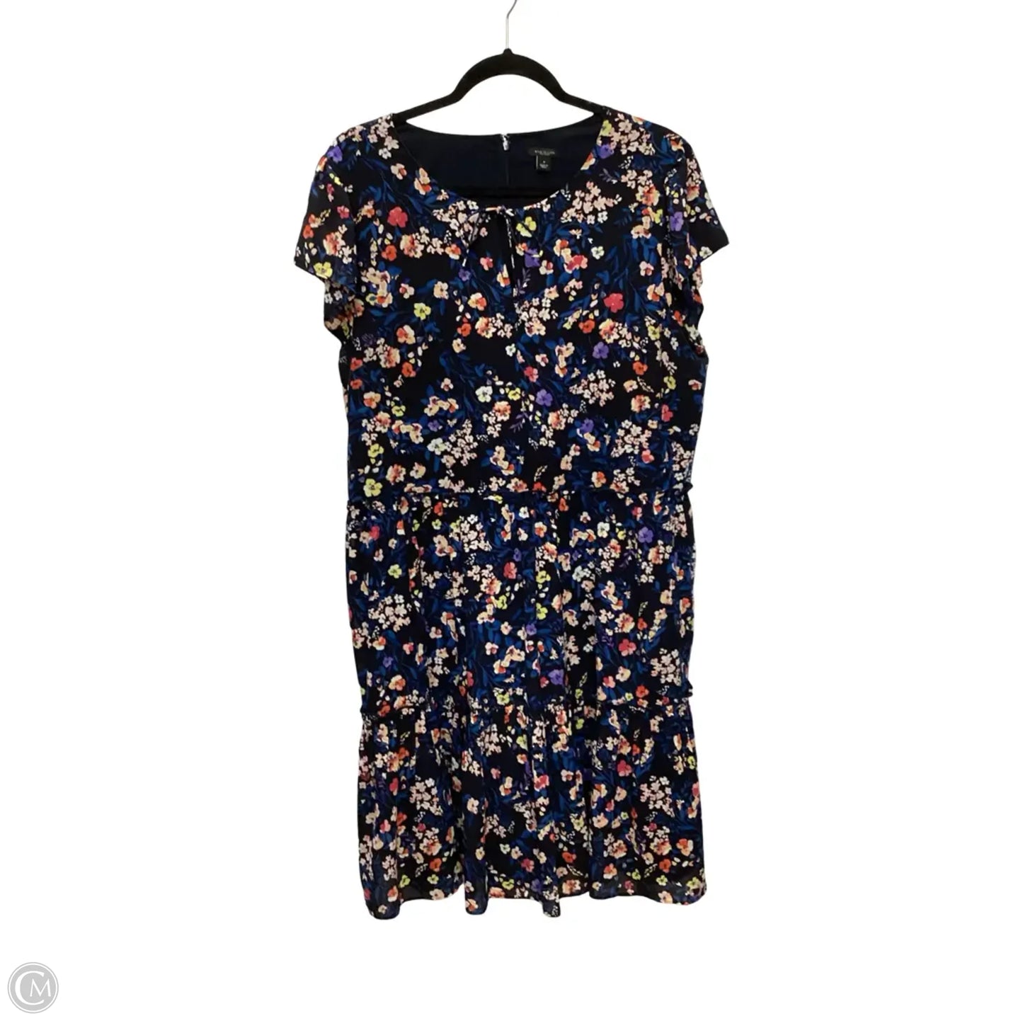 Dress Casual Short By Ann Taylor In Floral Print, Size: 16