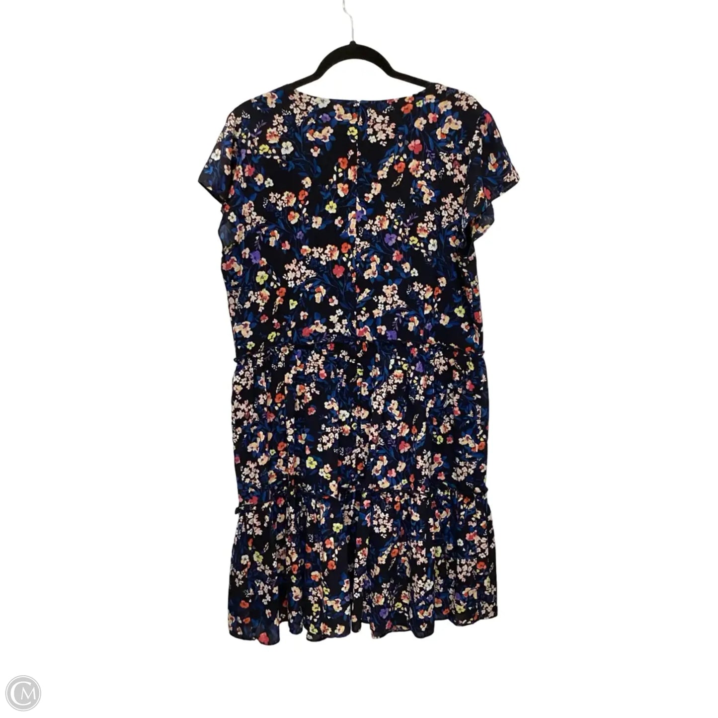 Dress Casual Short By Ann Taylor In Floral Print, Size: 16