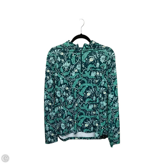 Athletic Jacket By Gottex In Teal, Size: Xl