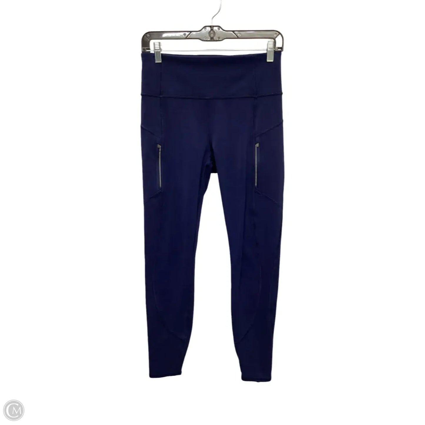 Athletic Leggings By Athleta In Navy, Size: S