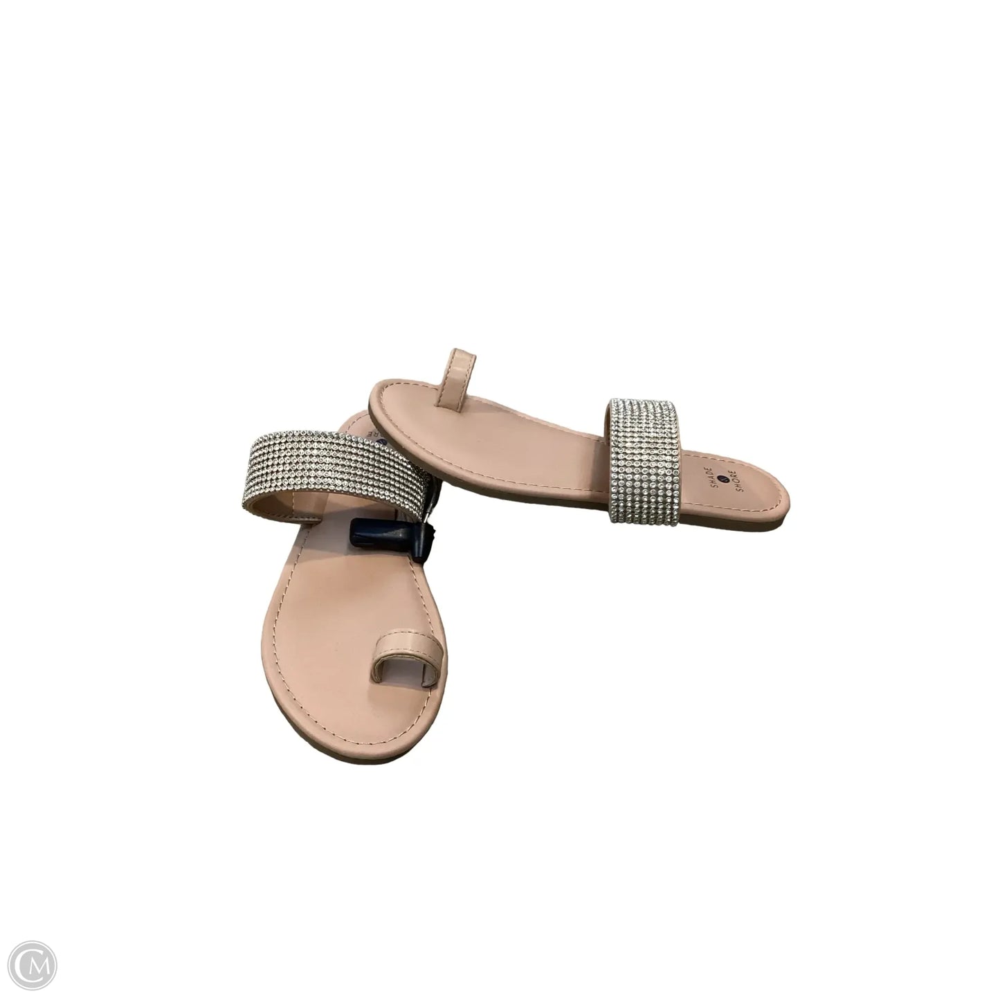 Sandals Flats By Shade & Shore In Tan, Size: 7