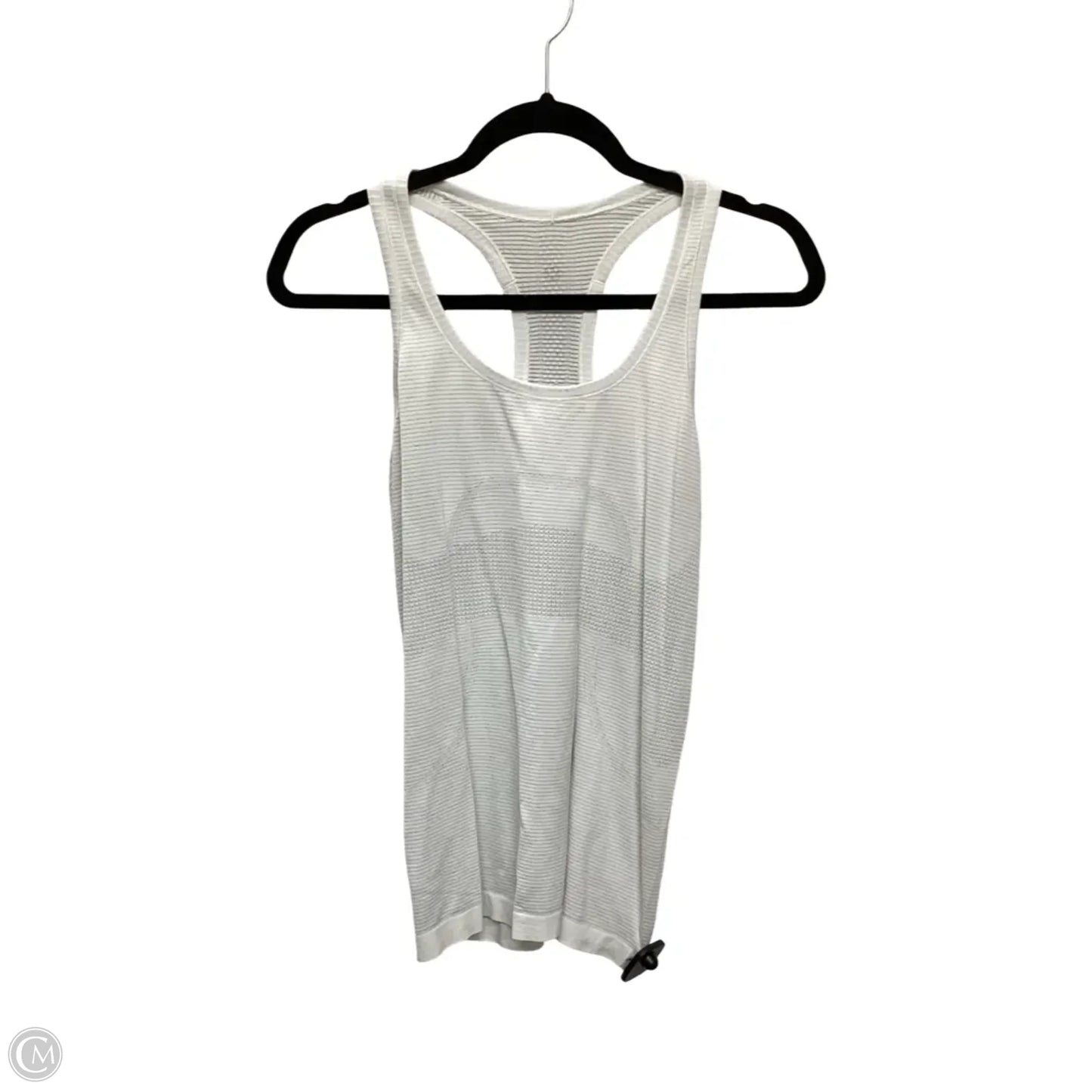 Athletic Tank Top By Lululemon In White, Size: 8