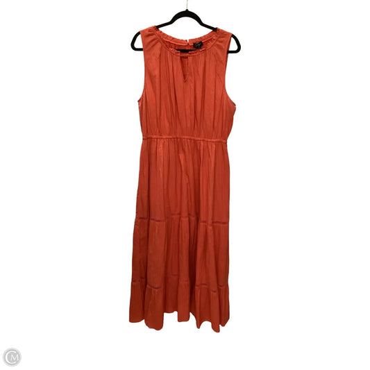 Dress Casual Maxi By Jessica Simpson In Orange, Size: 2x