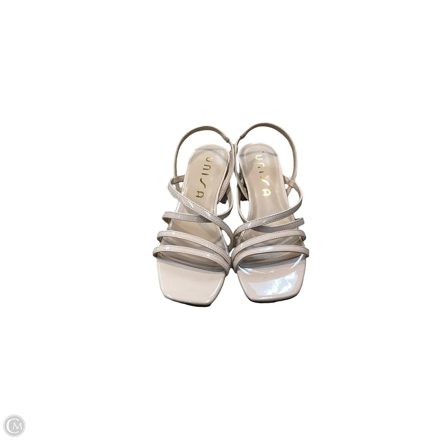 Sandals Heels Block By Unisa In Tan, Size: 6.5