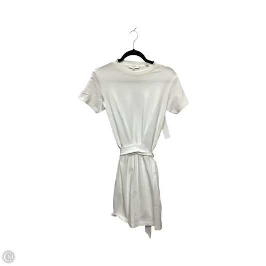 Designer Dress Casual Short By Vince In White, Size: Xxs