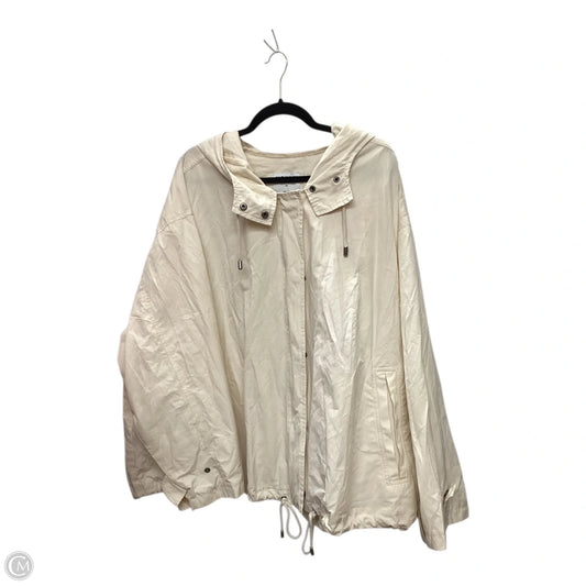Jacket Windbreaker By Old Navy In Tan, Size: 3x