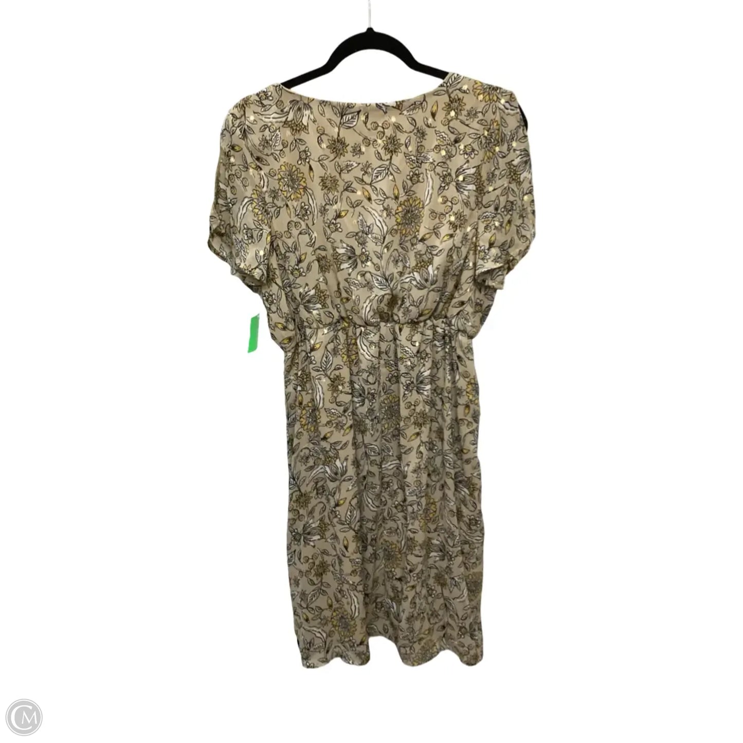 Dress Party Short By Adrienne Vittadini In Tan, Size: L