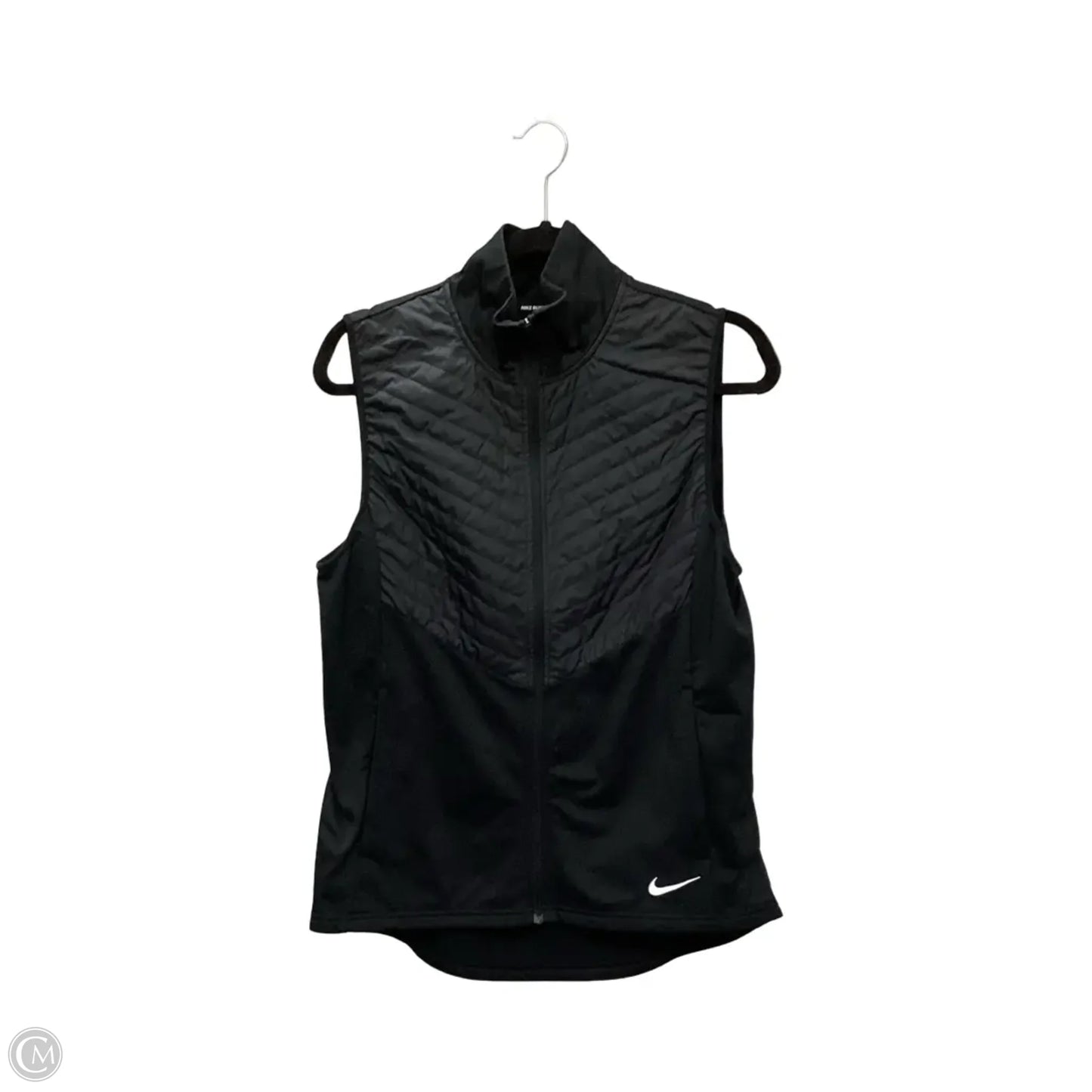 Athletic Jacket By Nike In Black, Size: L