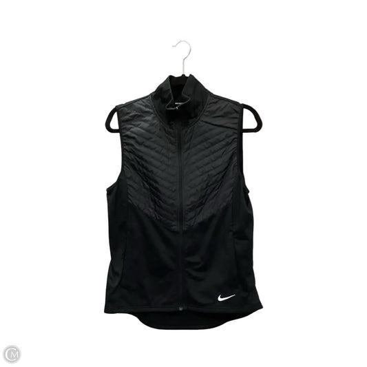 Athletic Jacket By Nike In Black, Size: L