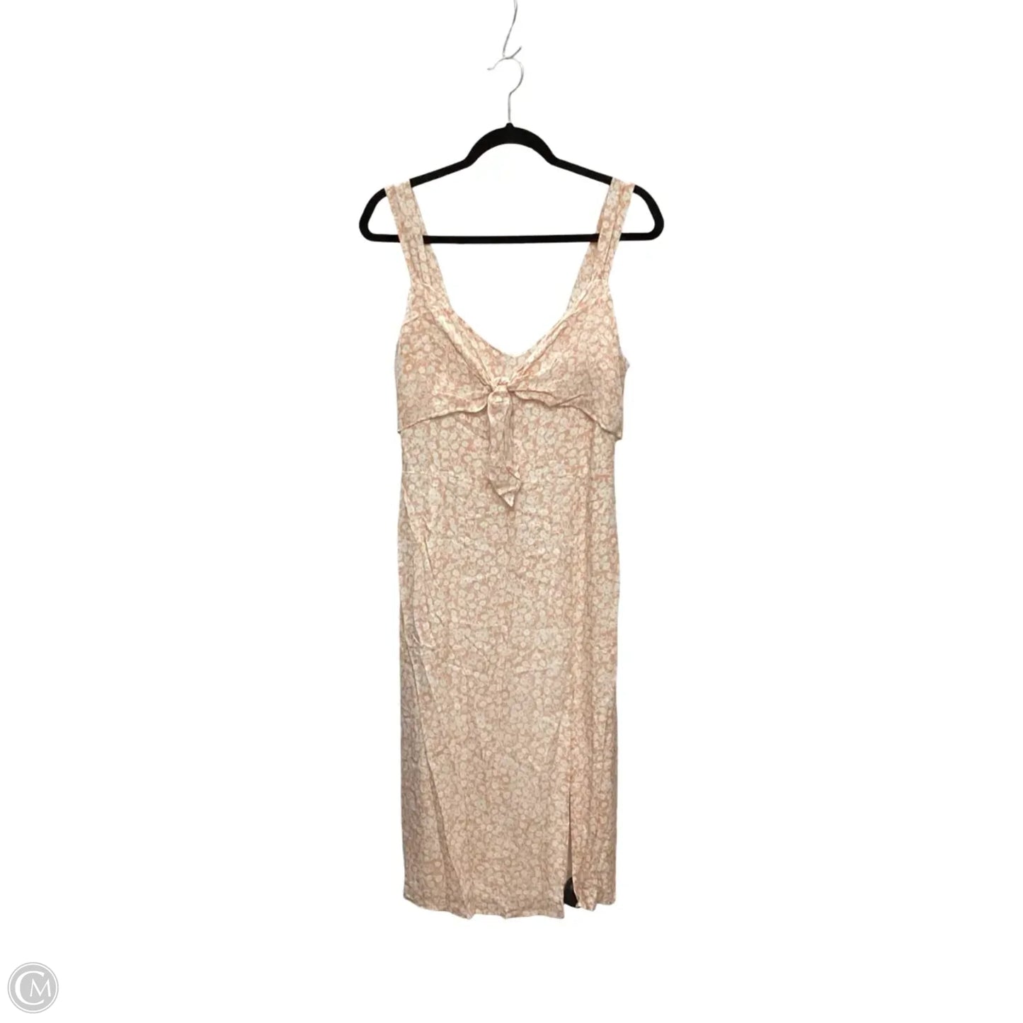 Dress Casual Midi By Clothes Mentor In Orange, Size: L