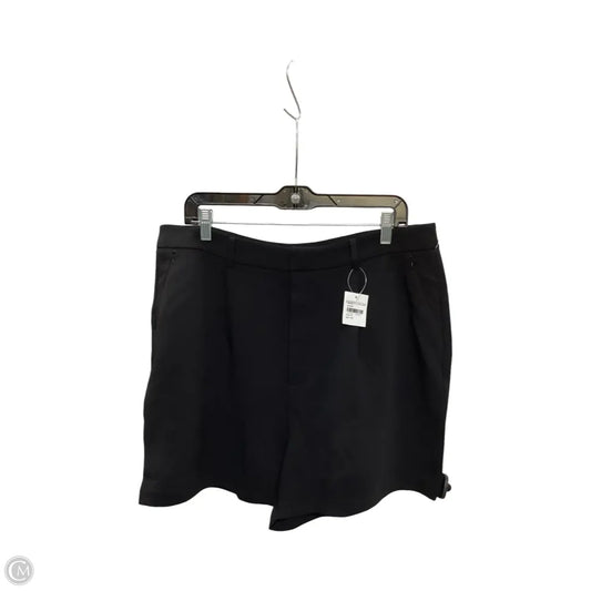 Designer Shorts By Good American In Black, Size: 14