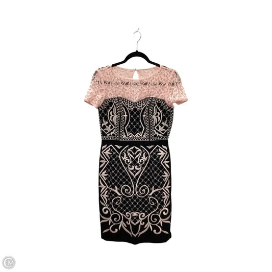 Designer Dress Party Midi By Clothes Mentor In Black, Size: 2