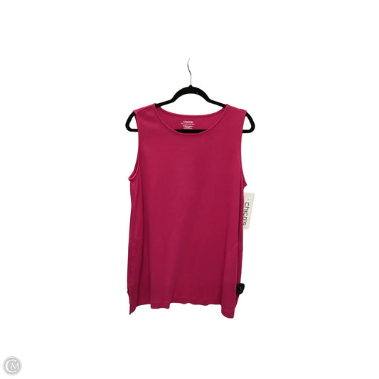 Tank Top By Chicos In Pink, Size: Xl