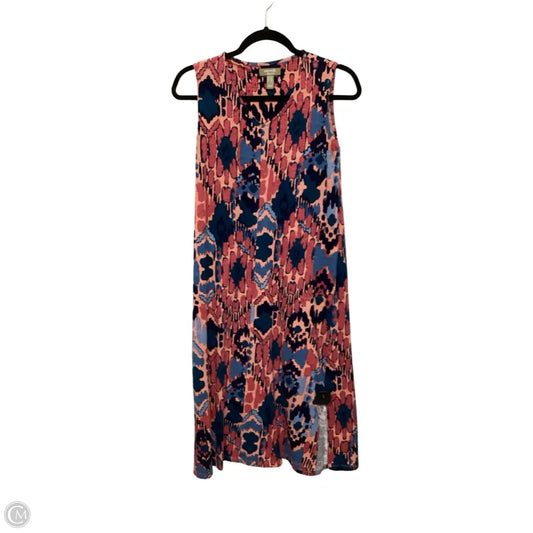 Dress Casual Midi By D&co. In Multi-colored, Size: Xxs