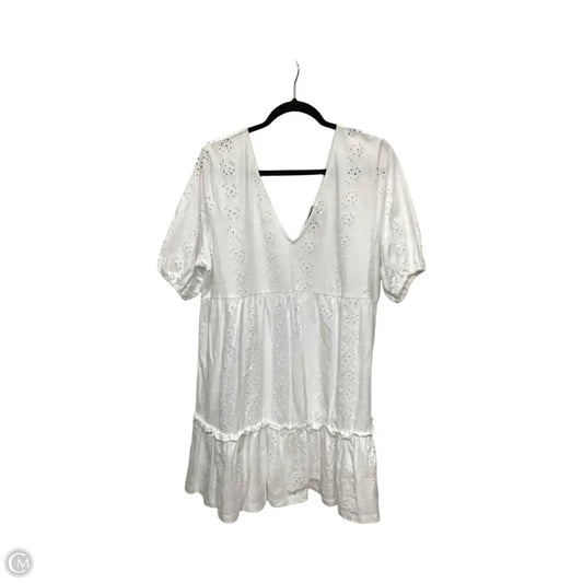 Dress Casual Short By Asos In White, Size: 12