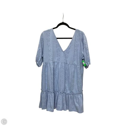 Dress Casual Short By Asos In Blue, Size: 12