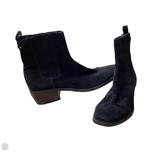 Boots Ankle Flats By Sam Edelman In Black, Size: 9