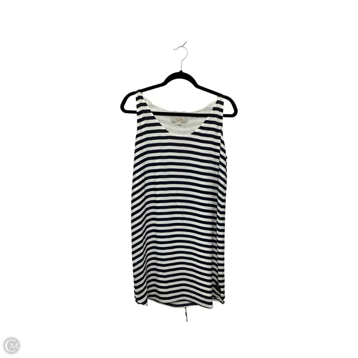 Dress Casual Short By Loft In Striped Pattern, Size: Mp