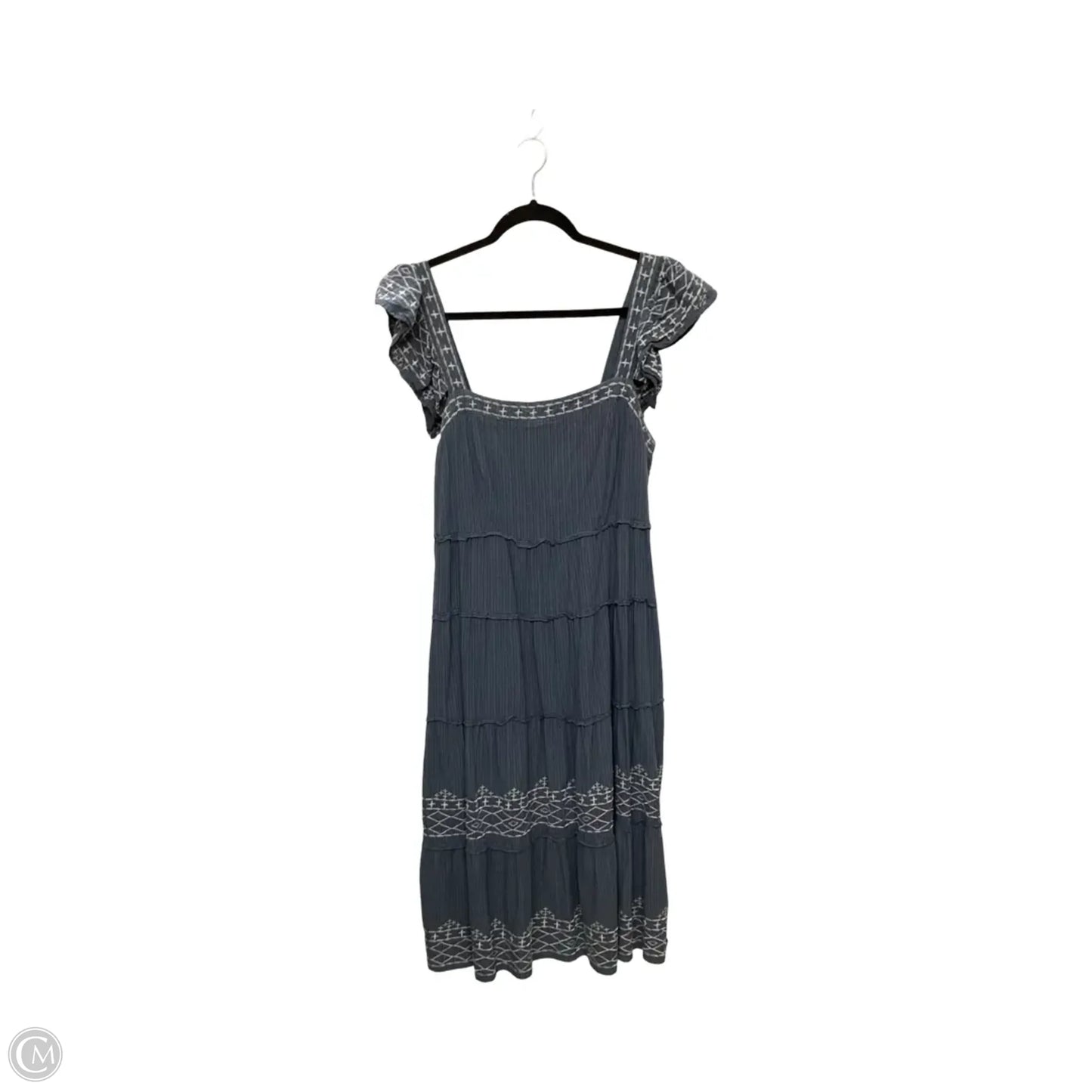 Dress Casual Midi By Knox Rose In Navy, Size: L